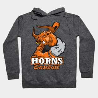 Horns Baseball Hoodie